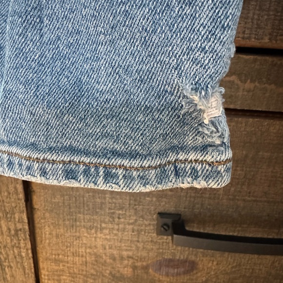 Agolde Women's High Rise Nico Jeans in Light Blue - Picture 7 of 8